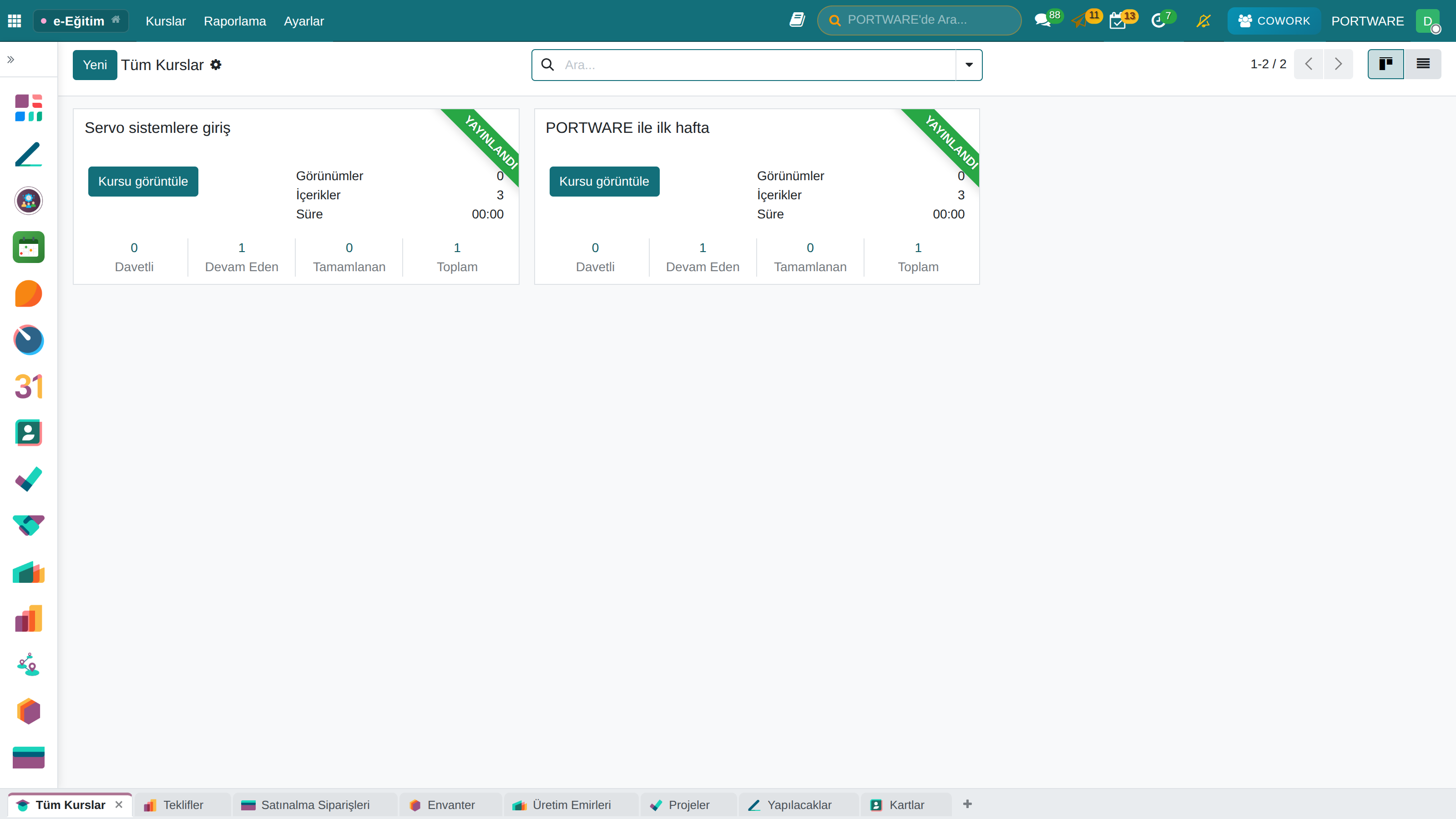 E-Learning Kurslar