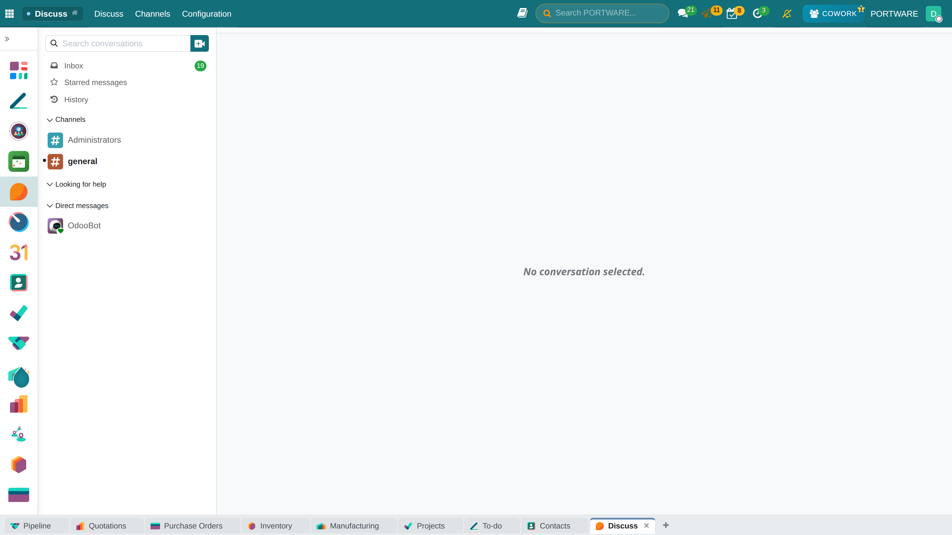 Discuss Main Screen
