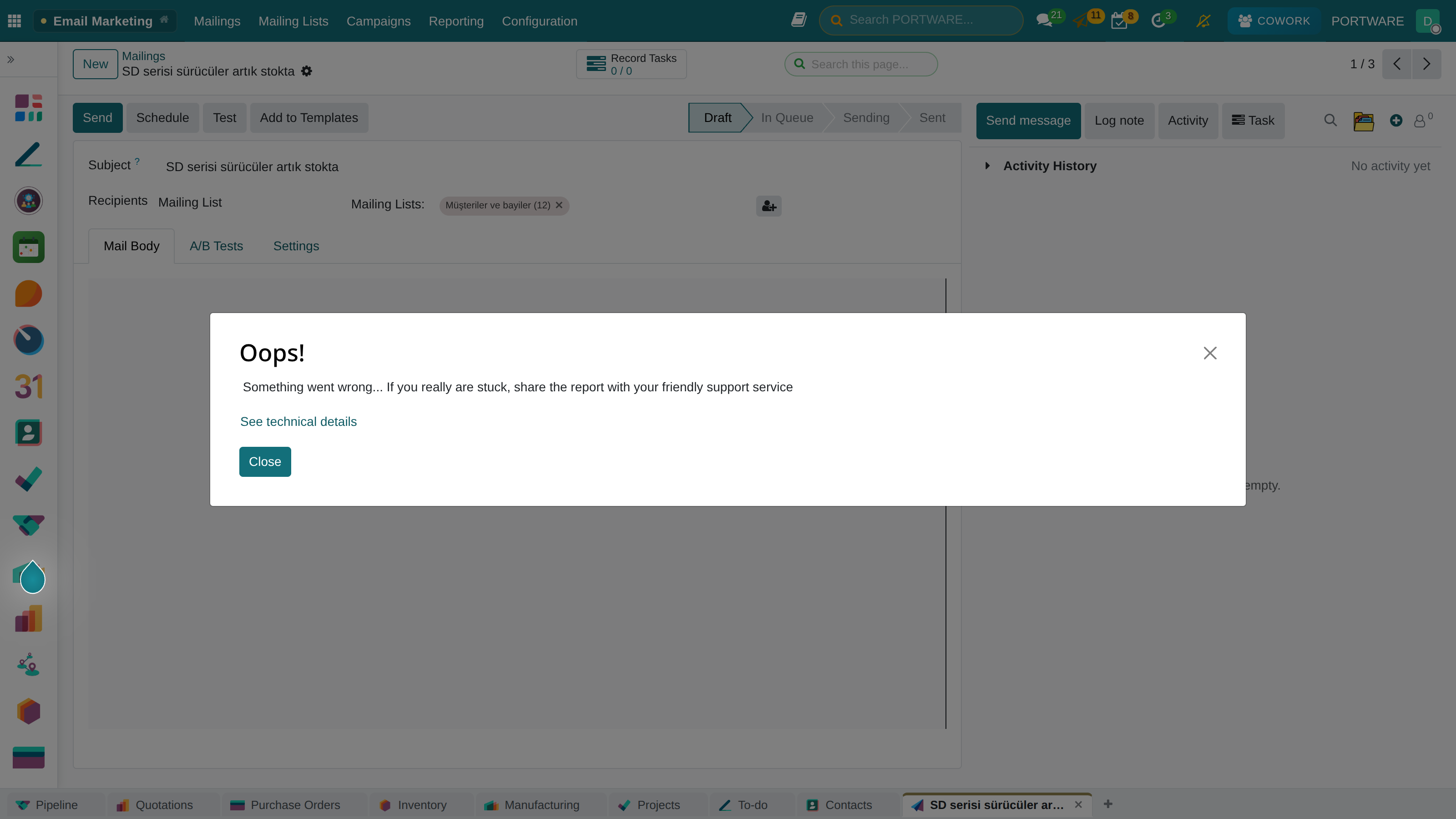 E-mail Design Editor
