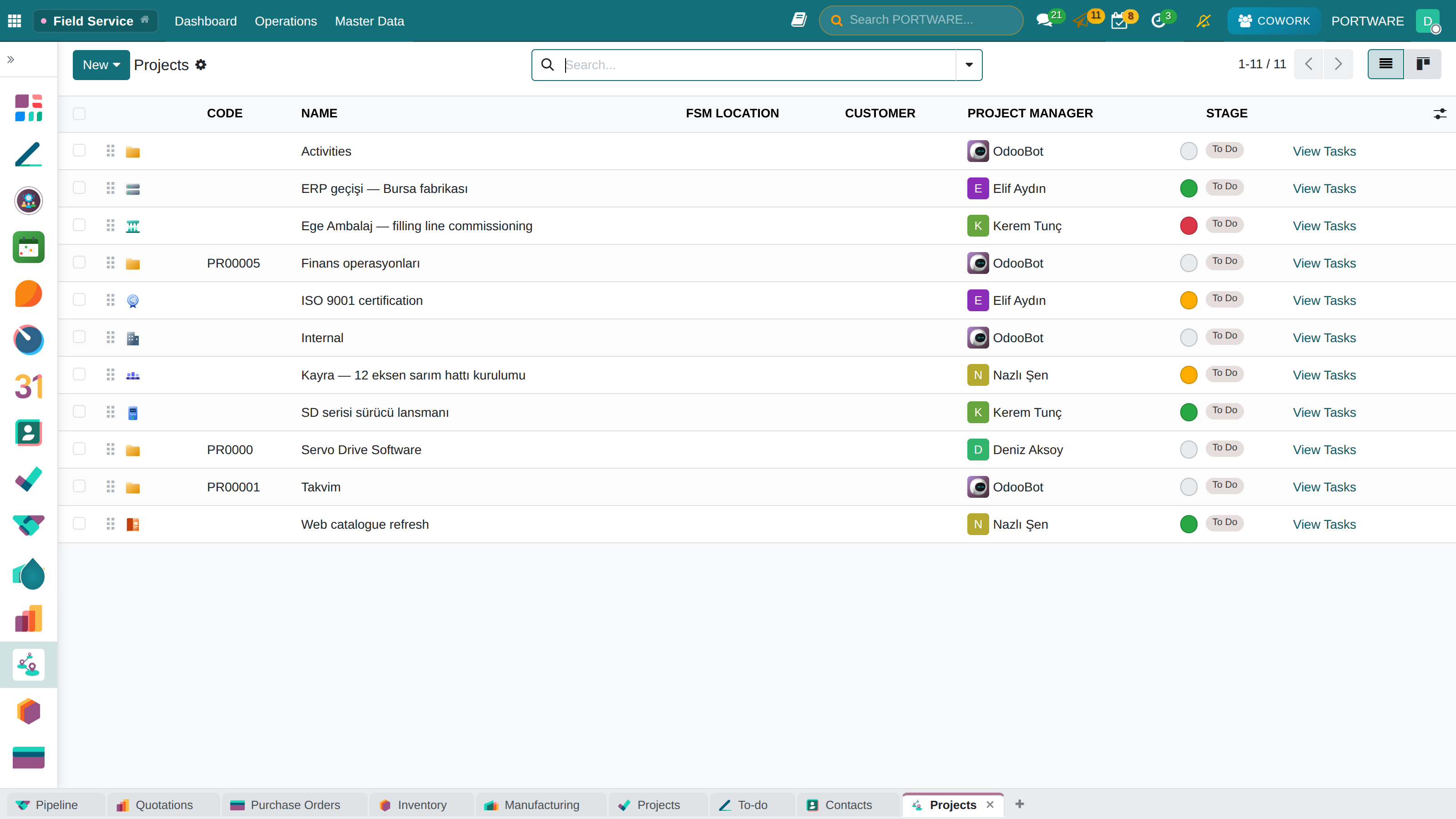Project Settings Detail