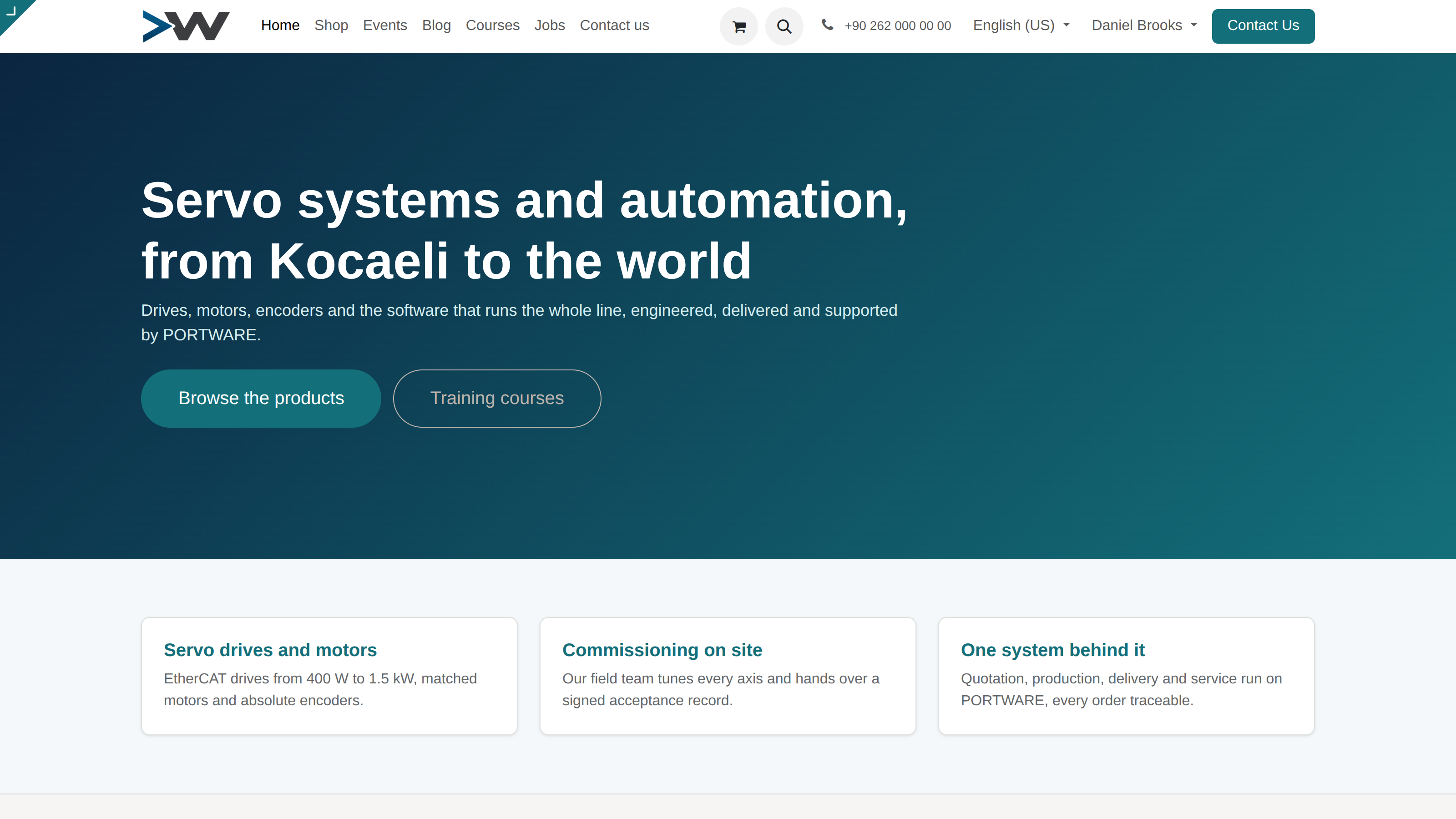 Website Home Page