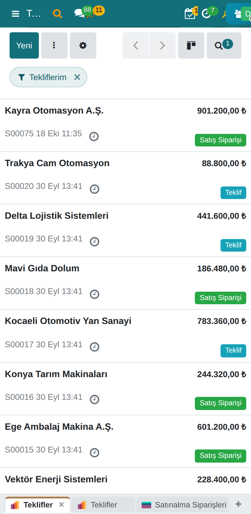Telefonda üst şerit daralır, arama ikona küçülür