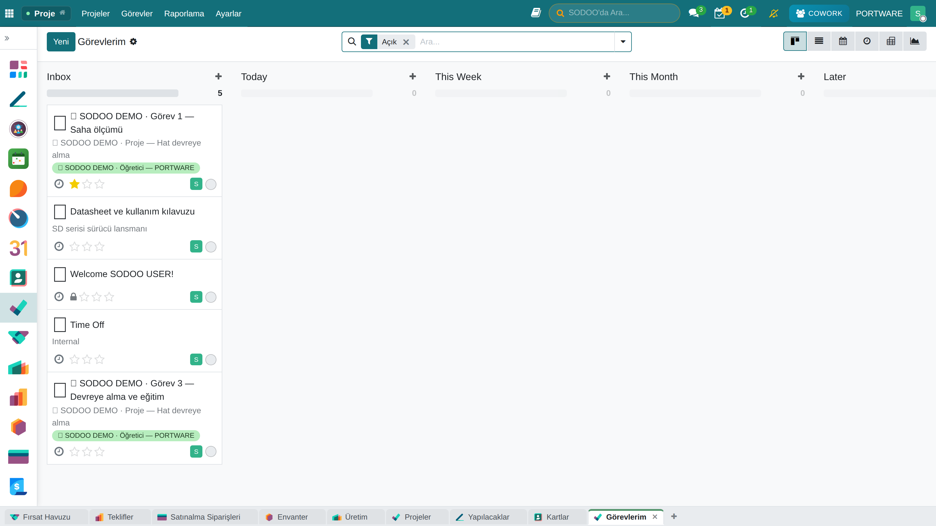 Gorevlerim Kanban