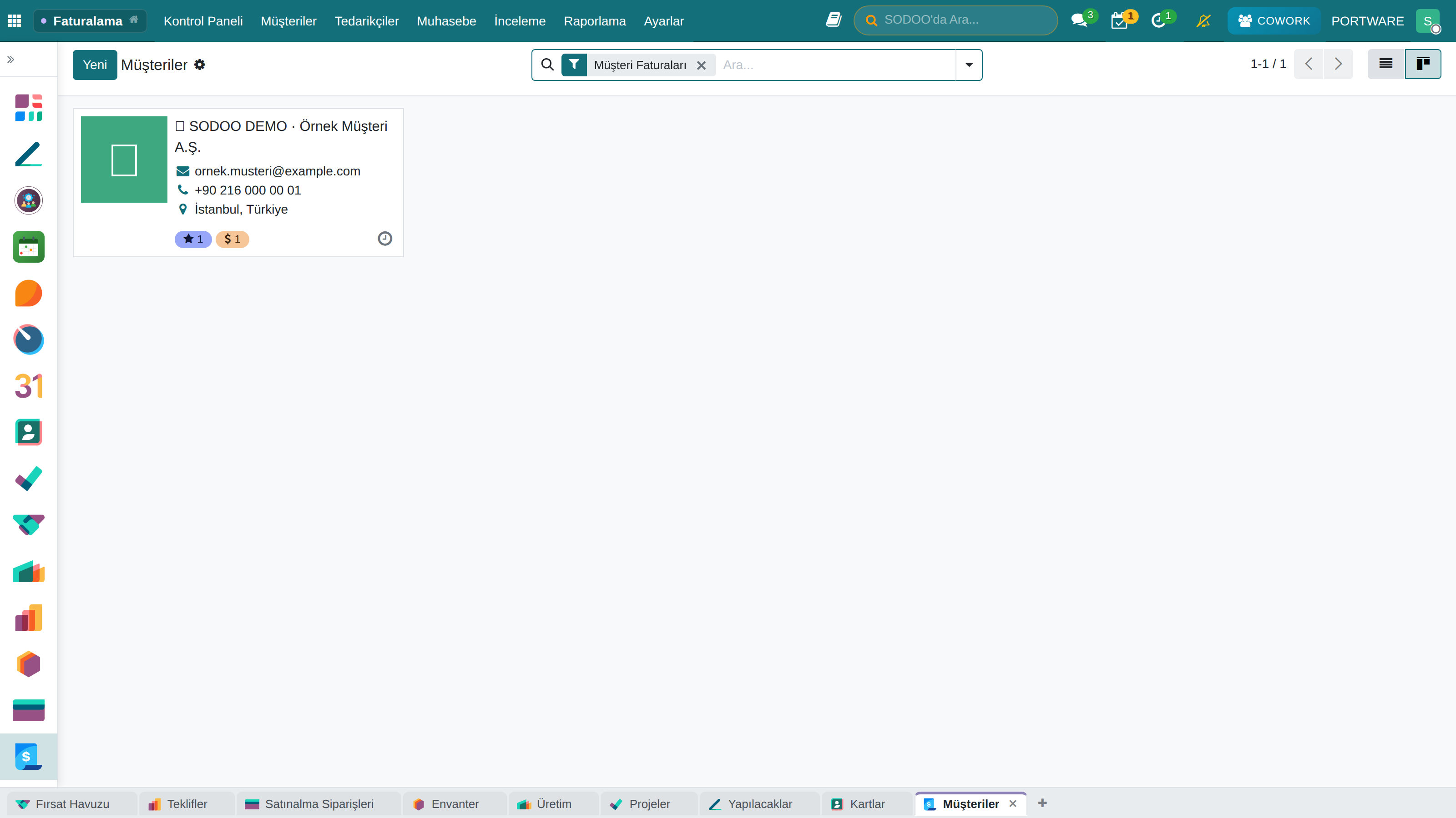 Şirketler Kanban Görünümü