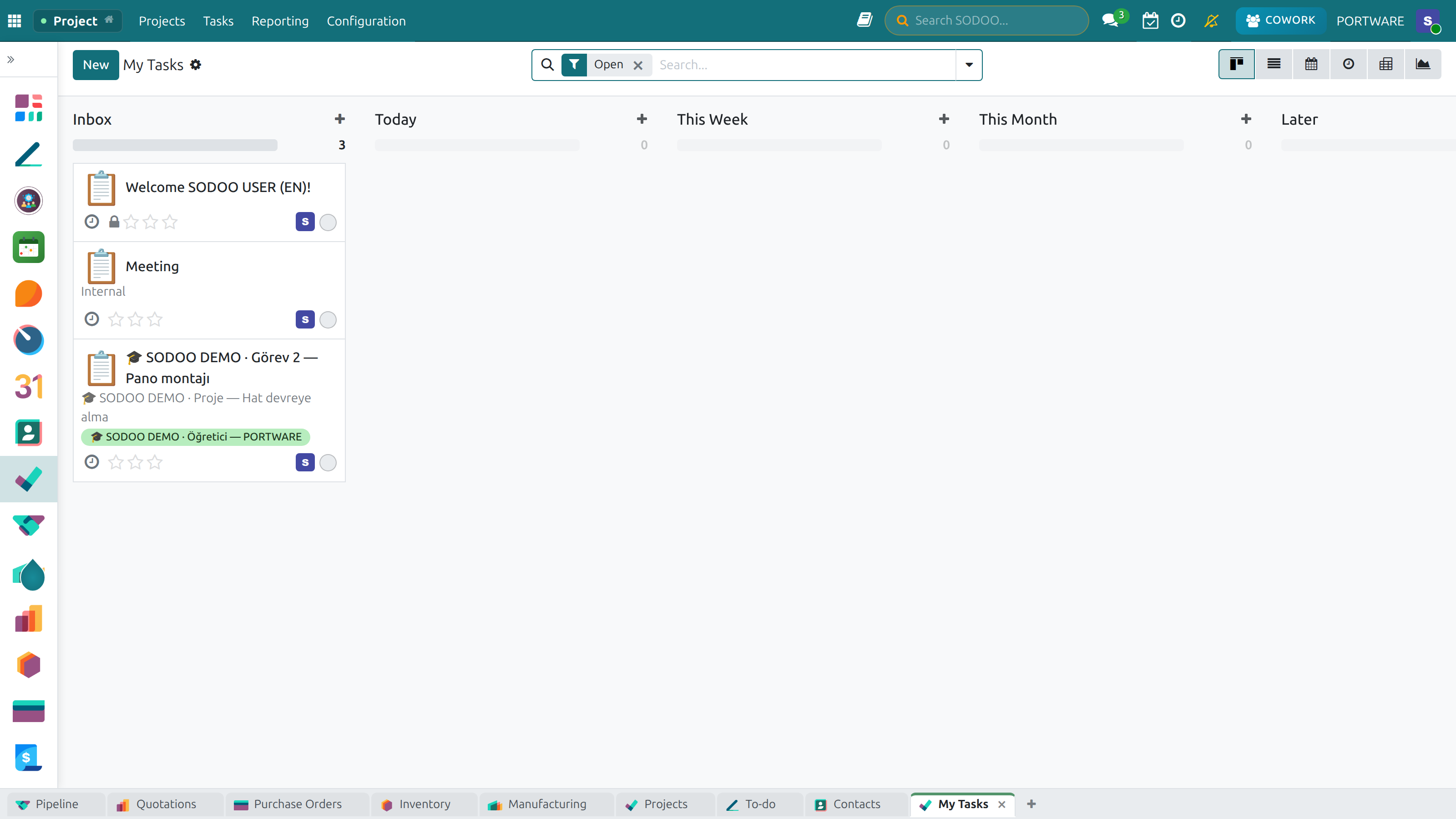 My Tasks, Kanban