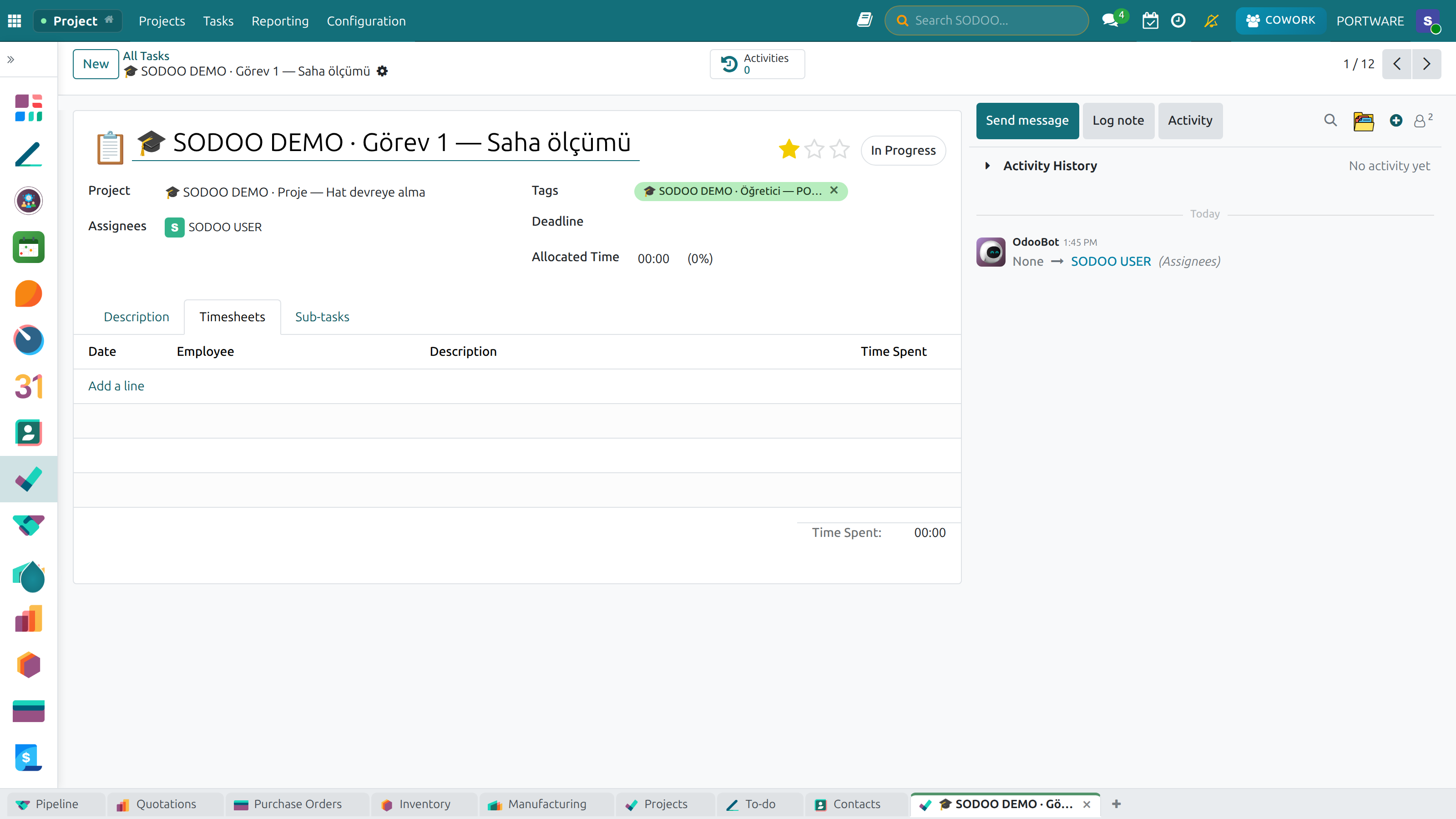 Task Timesheet