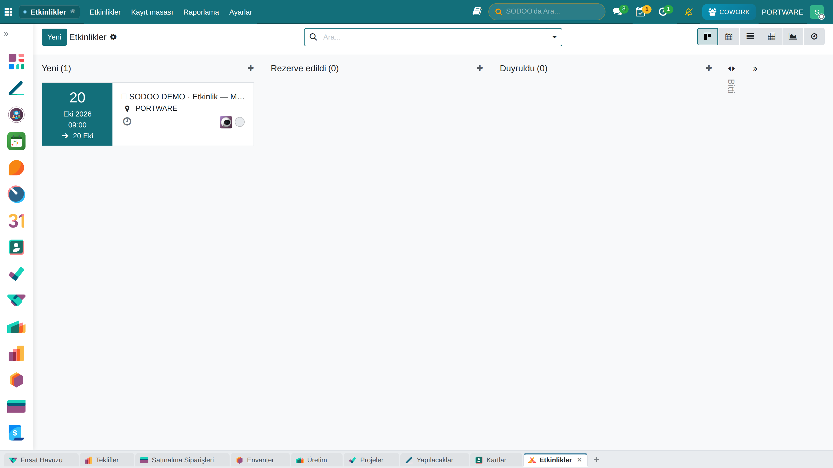Etkinlik Yönetimi Kanban